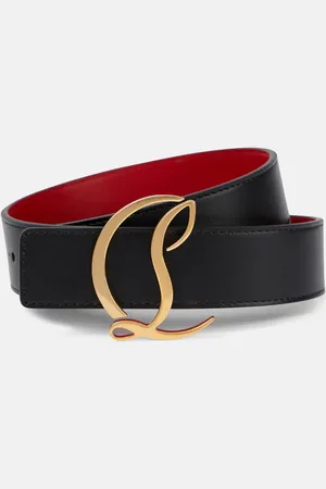 Christian Louboutin CL logo leather belt