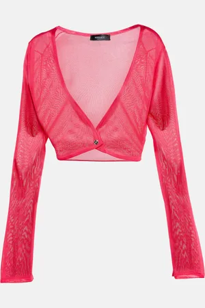 VERSACE Medusa crop cardigan