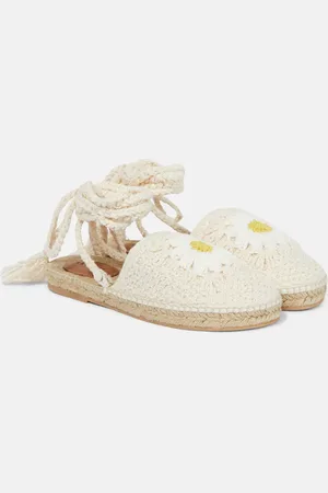 Alanui Daisy crochet espadrilles