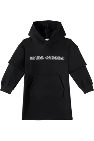 Marc Jacobs Logo embellished cotton sweatshirt dress