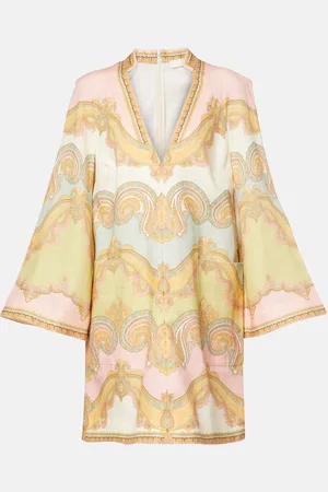 ZIMMERMANN Maxine paisley linen minidress
