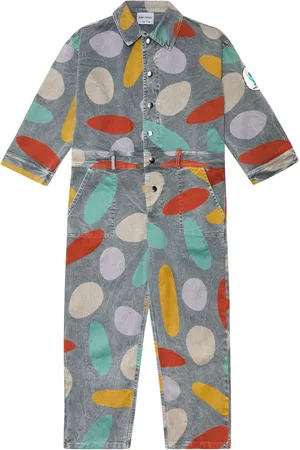 Bobo Choses Party Time printed cotton jumpsuit