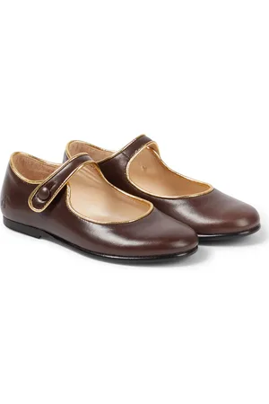 BONPOINT Baby Ella leather ballet flats