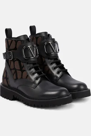 VALENTINO GARAVANI Toile Iconographe ankle boots