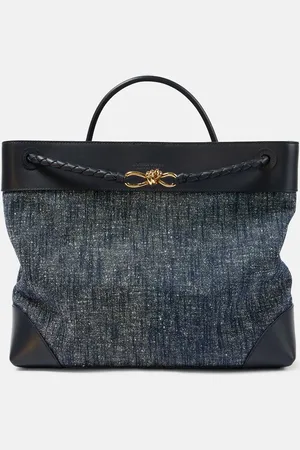 Bottega Veneta Andiamo Large denim tote bag