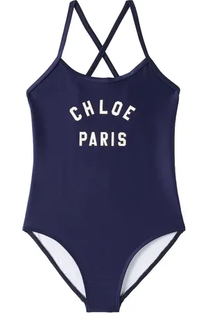 Chloé Logo printed swimsuit