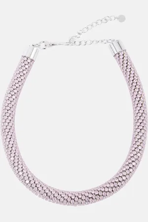 Self-Portrait Crystal-embellished choker