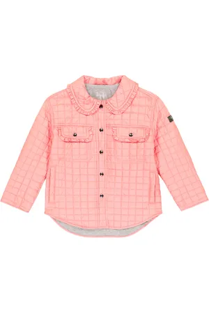 Il gufo Ruffle-trimmed quilted jacket