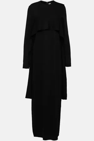 Totême Draped cady maxi dress