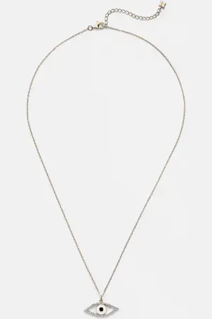 Mateo Eye of Protection 14kt necklace with diamonds