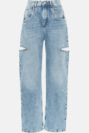 Maison Margiela Cutout high-rise wide-leg jeans