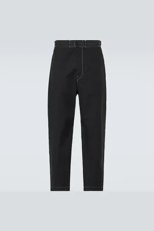 LEMAIRE Cotton-blend tapered pants