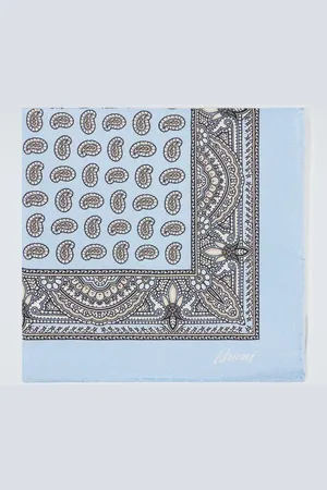 BRIONI Silk pocket square