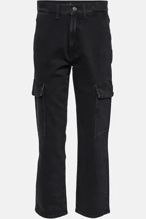 7 for all Mankind Logan Cargo cropped straight jeans