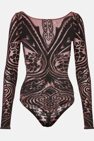 Wolford X Etro Tattoo paisley bodysuit