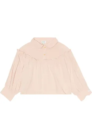 Donsje Ruffle-trimmed blouse