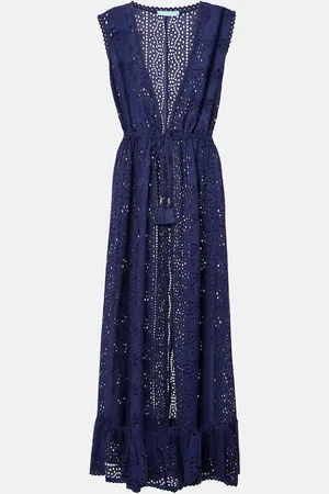Melissa Odabash Tessa broderie anglaise cotton beach dress