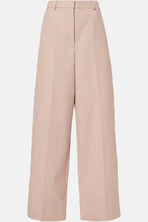 Stella McCartney Low-rise wool wide-leg pants