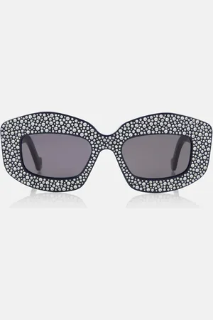 Loewe PavÃ© Screen embellished square sunglasses