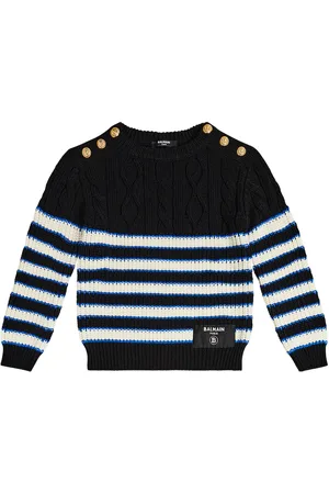 Balmain Striped wool sweater