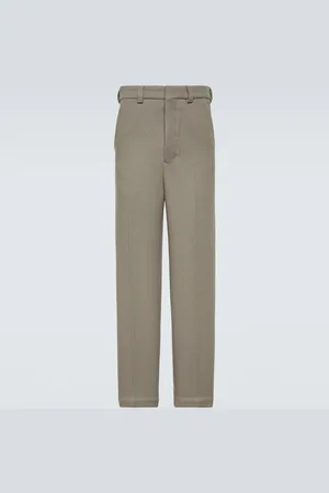 Ami Wool-blend straight pants