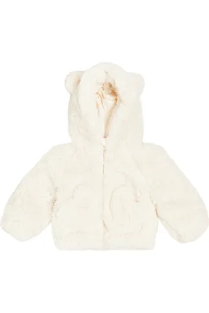 MONNALISA Baby faux shearling jacket