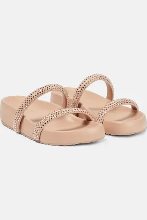 Gianvito Rossi Croisette embellished slides