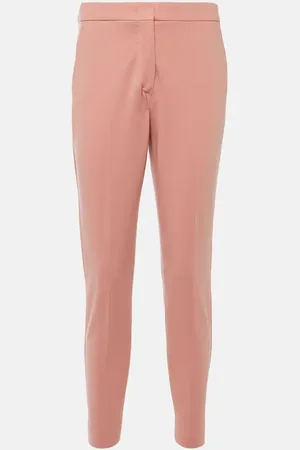 Max Mara Pegno cropped jersey slim pants