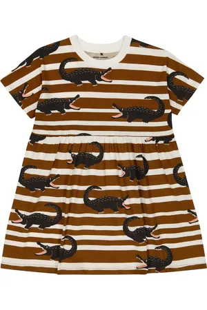 Mini Rodini Printed cotton jersey dress