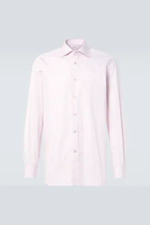 Kiton Striped cotton shirt