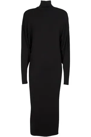 ALEXANDRE VAUTHIER Turtleneck stretch-jersey midi dress