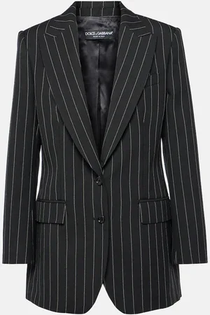 Dolce & Gabbana Pinstripe virgin wool blazer