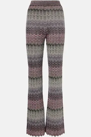 Missoni Zigzag high-rise flared pants