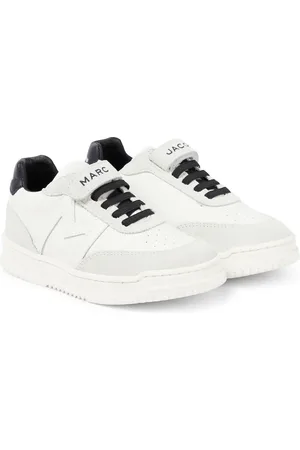 Marc Jacobs Suede-trimmed leather sneakers