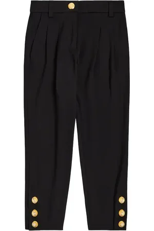 Balmain Embellished pleated pants