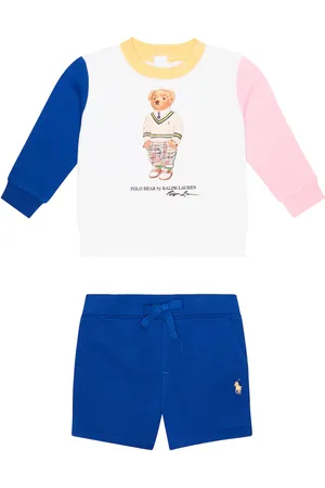 Ralph Lauren Baby Polo Bear sweatshirt and shorts set