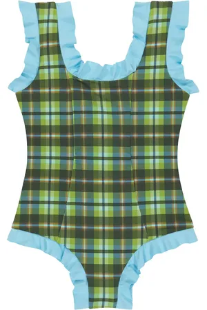 Marysia Kayenta ruffled checked swimsuit