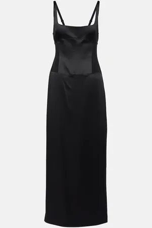 SIR Sonora Evening silk-blend satin midi dress