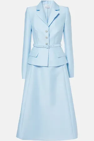 Self-Portrait CrÃªpe midi dress