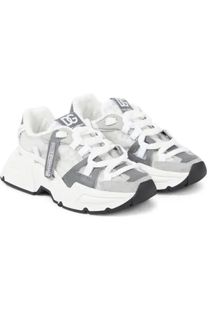 Dolce & Gabbana Airmaster DG leather-trimmed sneakers