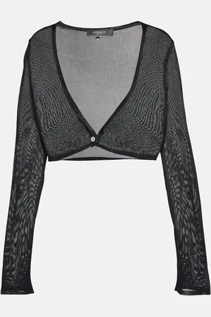 VERSACE Medusa crop cardigan