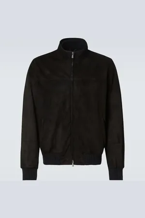 Thom Sweeney Suede bomber jacket