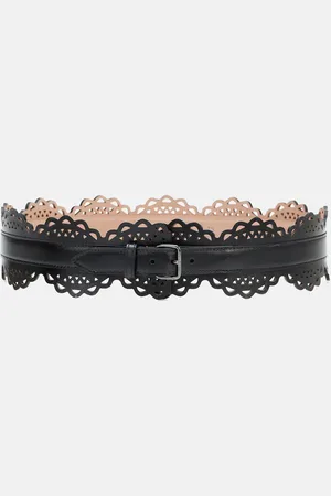 Alaïa Laser-cut leather belt