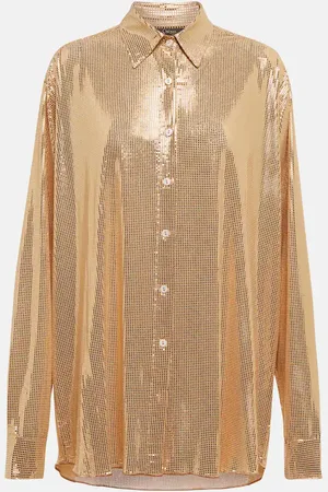 Oseree Disco metallic shirt