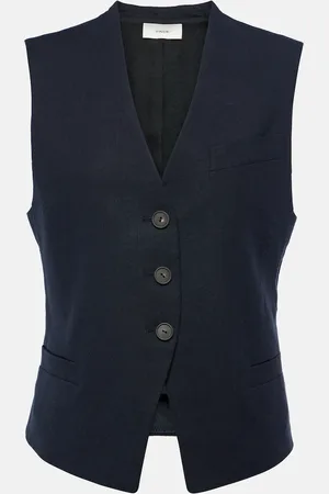 Vince Linen-blend vest