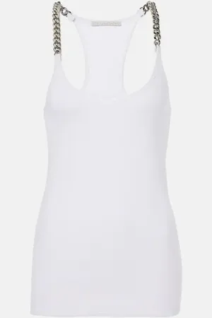 Stella McCartney Cotton-blend tank top