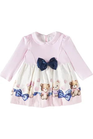 MONNALISA Baby printed ruffled dress