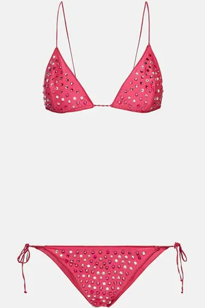 Oseree Gem embellished bikini set