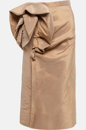 Maison Margiela Draped midi skirt
