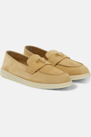 Prada Saint Tropez suede loafers